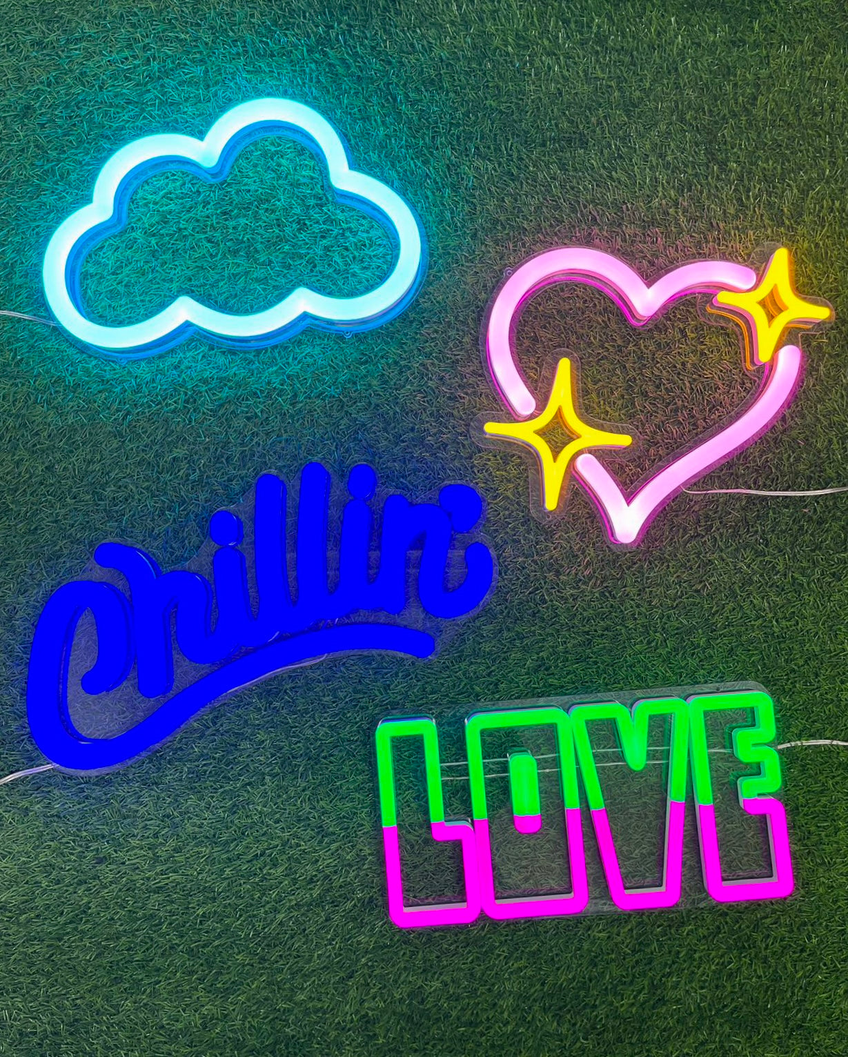 アクリル製 ぷっくりネオンサイン【サンプル】