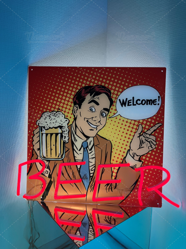 ★SALE【お得なセット販売】 BEER・生ビールネオン看板