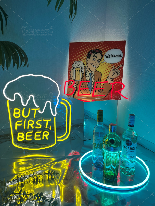 ✦ 生ビールネオン看板