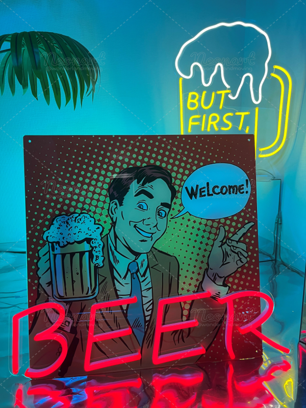 ✦ 生ビールネオン看板