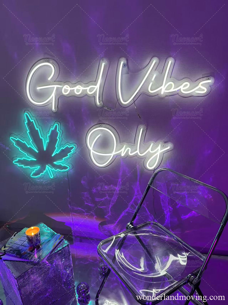 good vibes only海外風ネオン看板 ネオン看板