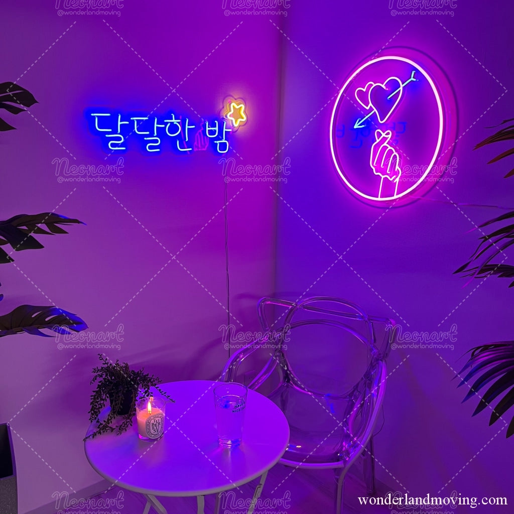 ハングル 韓国語ネオン看板『梨泰院クラスシリーズ』