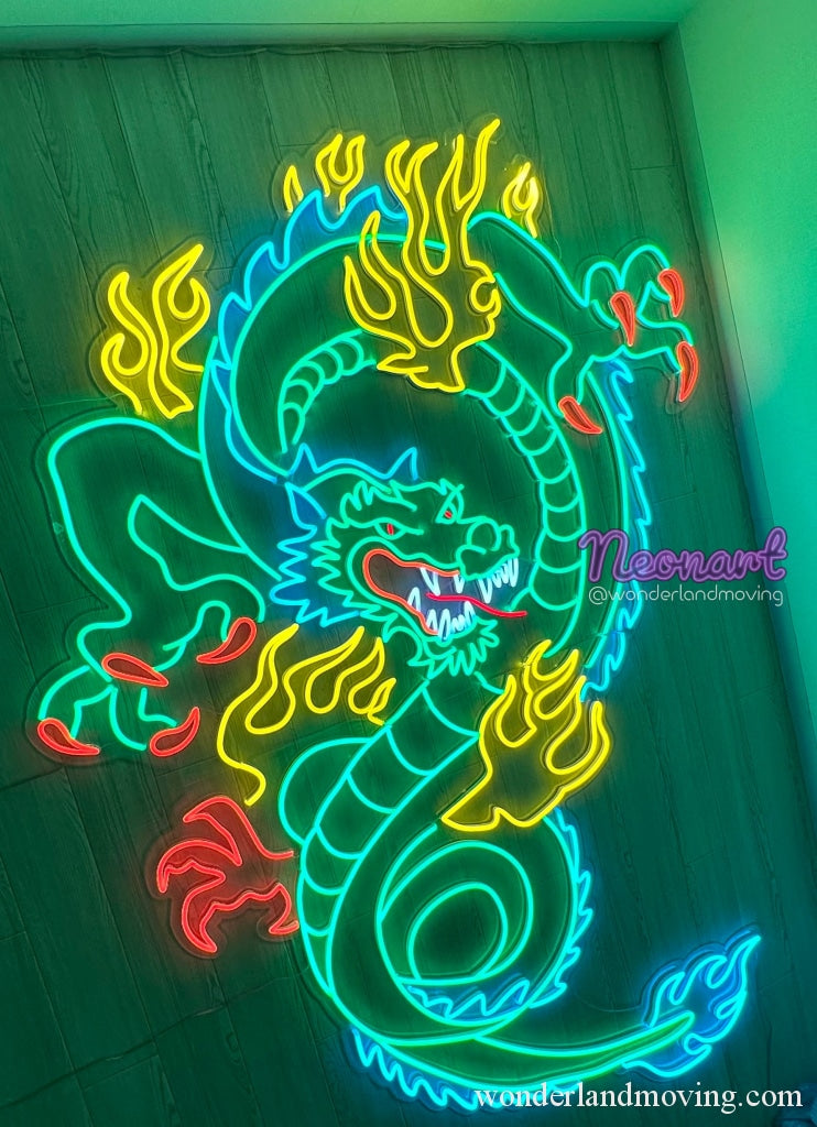 ✦ 龍 ドラゴン 特大ネオン看板