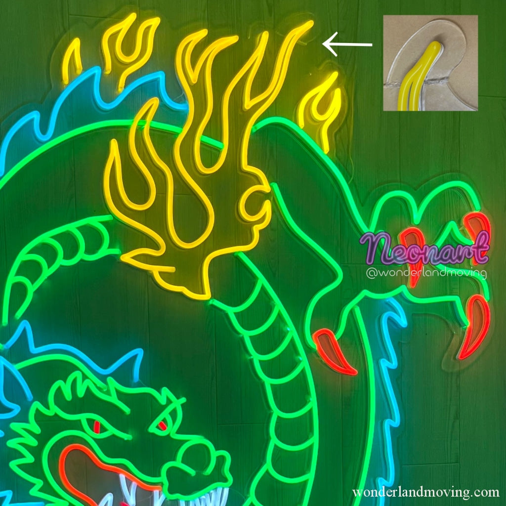 龍 ドラゴン 特大ネオン看板