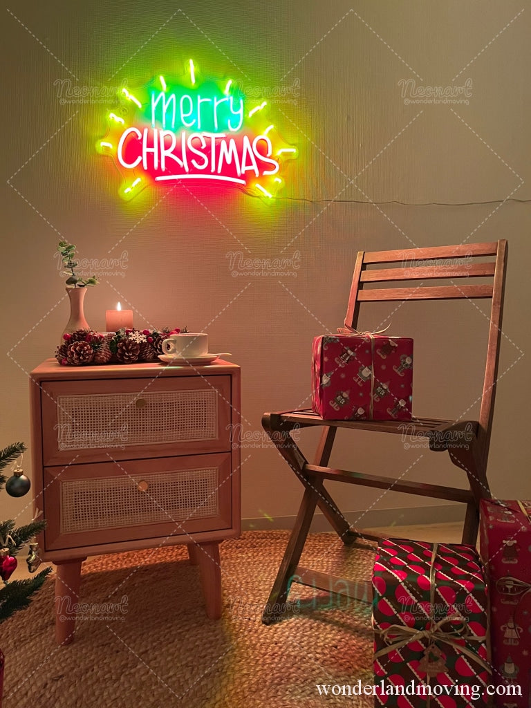 メリークリスマス ネオン看板