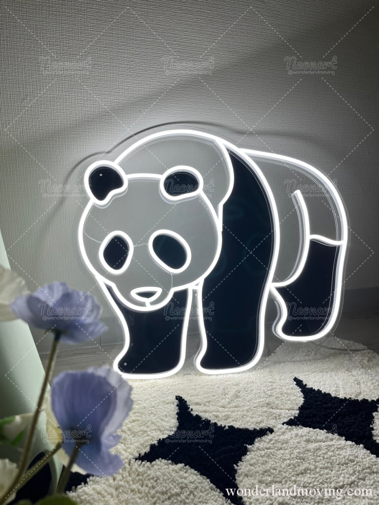 パンダ ネオン看板