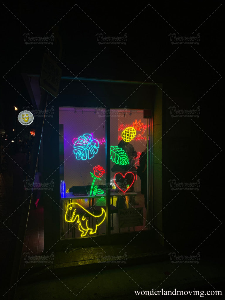 薔薇 ローズオン看板 ネオン看板