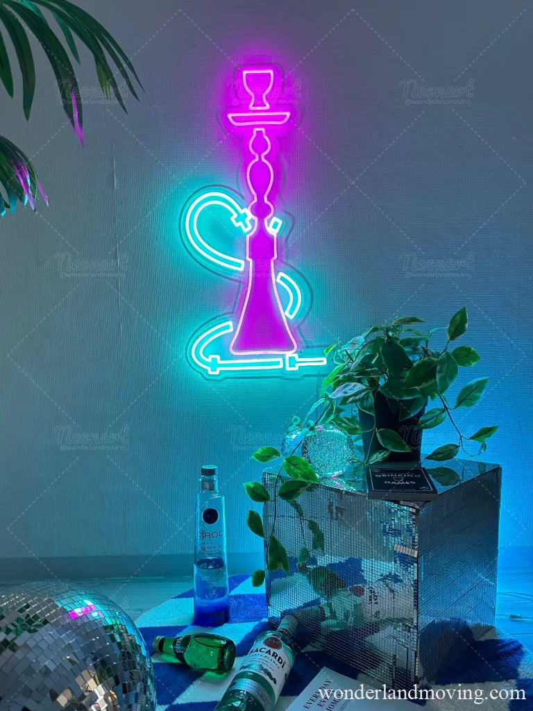 Shisha・水タバコ・シーシャネオン看板