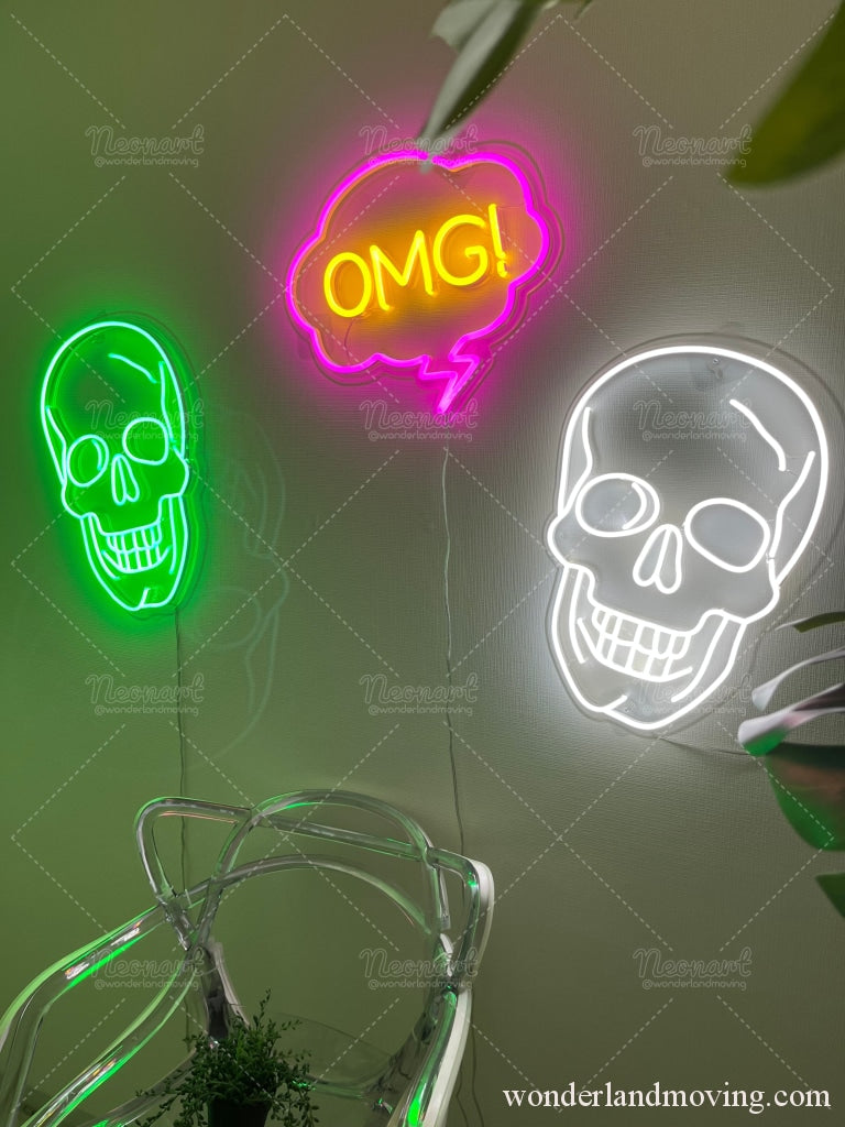 ✦スカル ドクロ ネオン看板