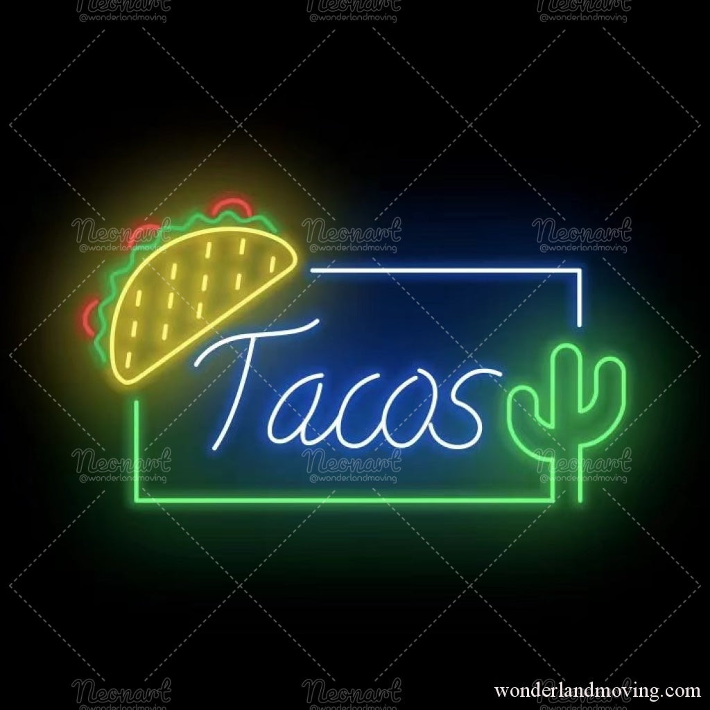 Tacos タコスネオンライト