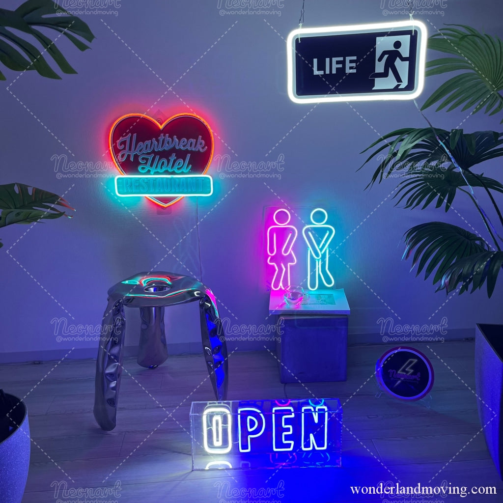 トイレマーク ネオン看板