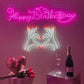 ✦「Happy birthday」ネオンライト