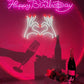 ✦「Happy birthday」ネオンライト