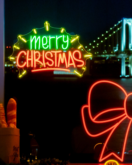 メリークリスマス ネオン看板