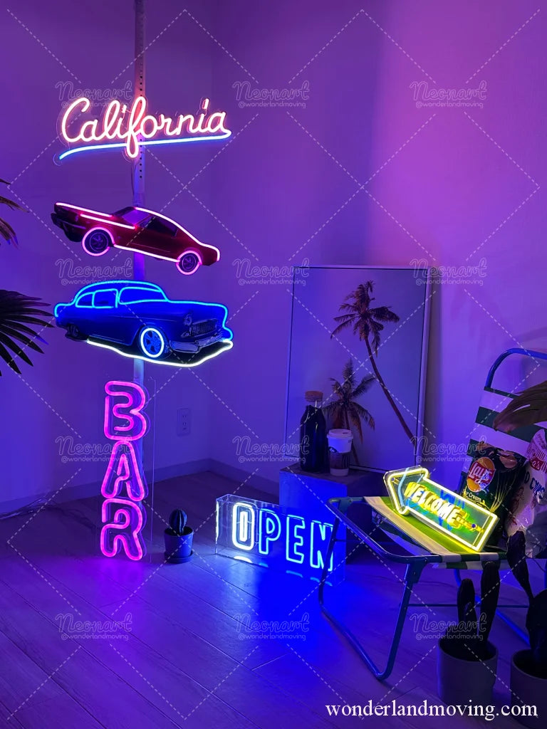 アメリカンガレージが作れるネオン看板 6点セット – wonderlandmoving