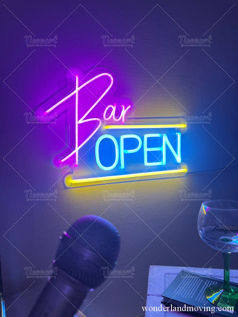 Bar Openネオン看板 – wonderlandmoving