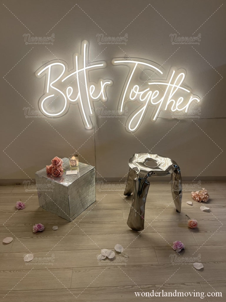 半価特販 美品☆ウェルカムスペース/ネオンサイン/ Better Together