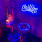 Chillin` ぷっくりネオン ネオン看板