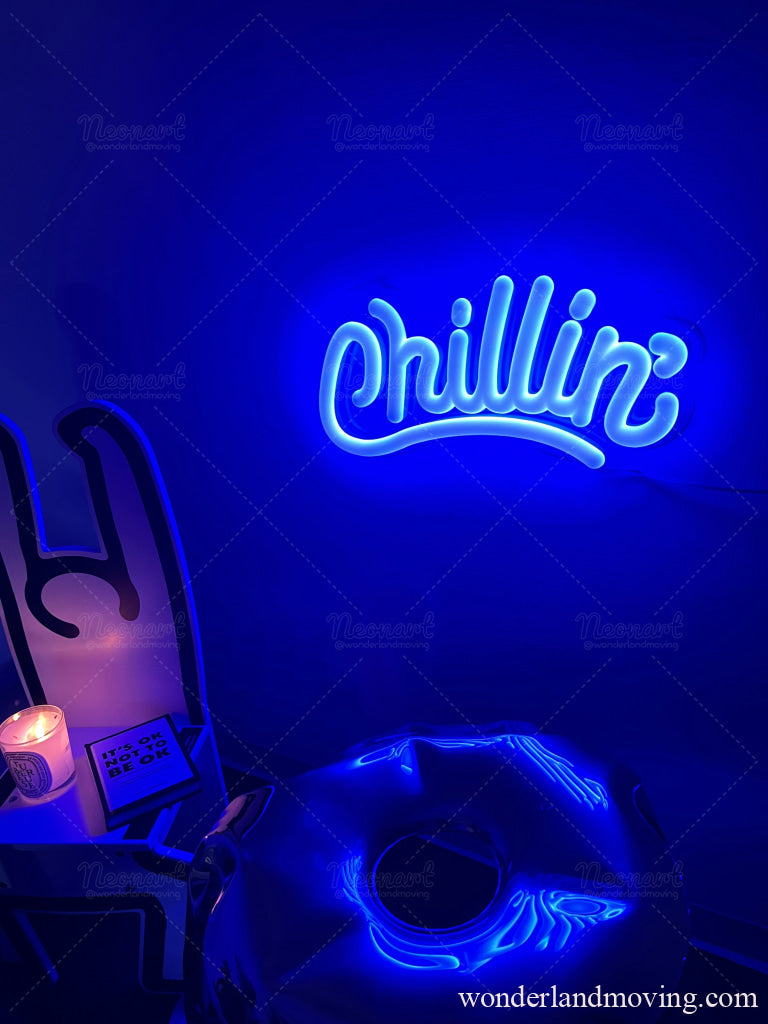 Chillin` ぷっくりネオン ネオン看板