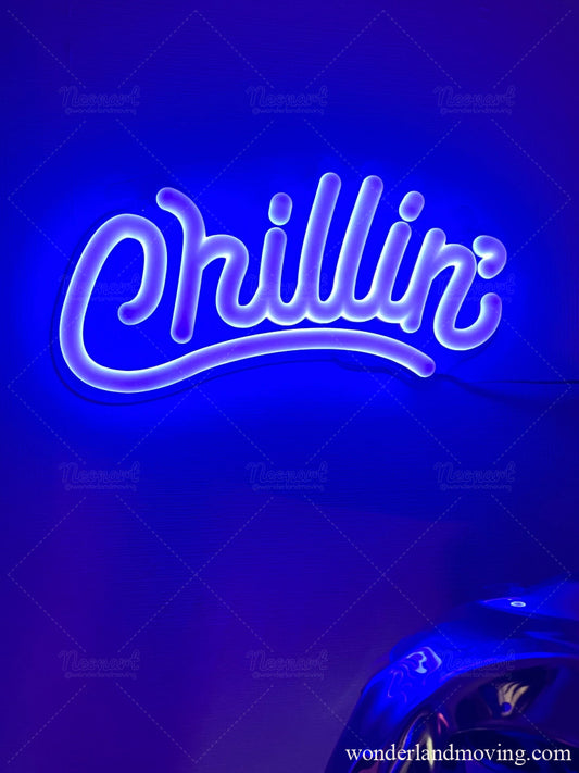 Chillin` ぷっくりネオン ネオン看板