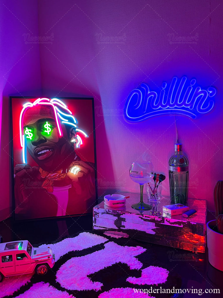 Chillin` ぷっくりネオン ネオン看板