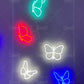 ✦ファンシー 蝶々ネオン看板