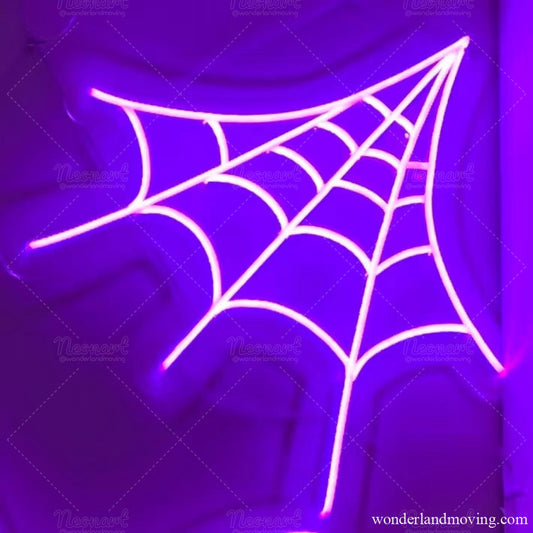 【ハロウィン特集】クモの巣 LEDネオン看板