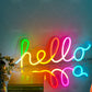 hello　ネオンライト