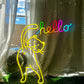hello　ネオンライト
