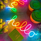 hello　ネオンライト