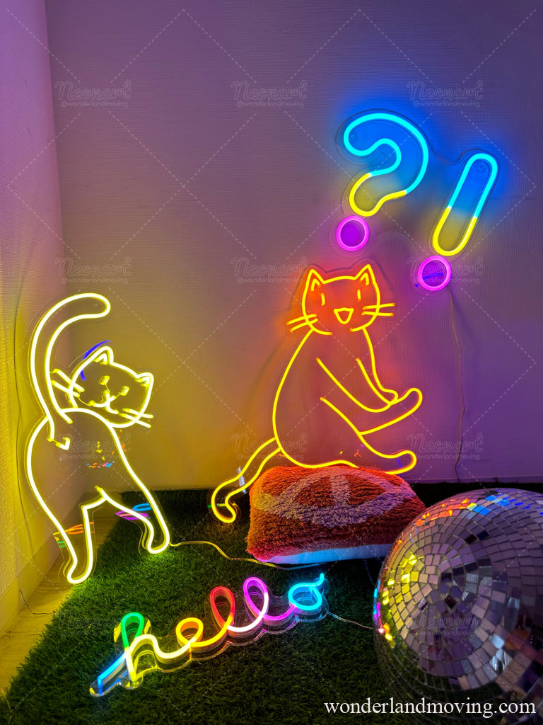 ?! 虹色ネオンライト