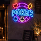 カジノ ポーカーチップ ネオンサイン｜POKER ネオンライト - ネオン看板