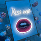 Kiss me 縁額付きネオンアート ネオン看板