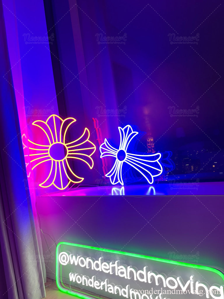 クロスモチーフⅡ　ネオンライト ネオン看板