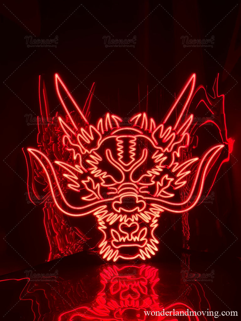 龍 ドラゴン ネオンサイン - ネオン看板