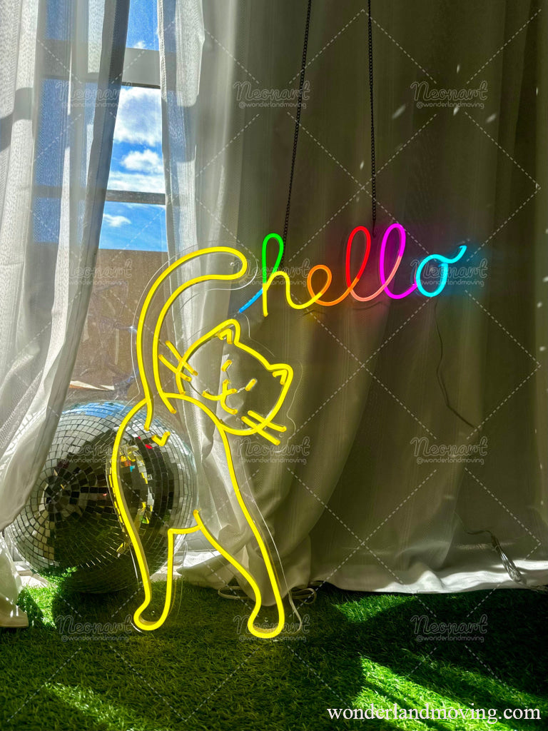 hello　ネオンライト