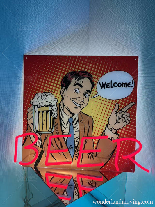 ポップスタイルBEERネオンアート ネオン看板