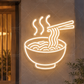 ラーメン ネオンサイン・ラーメン屋看板 - 30x30cm / WARMWHT - ネオン看板