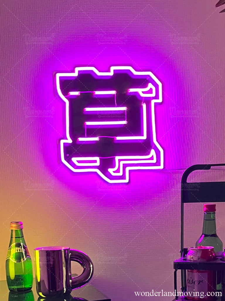 Sale 草生える ネオン看板