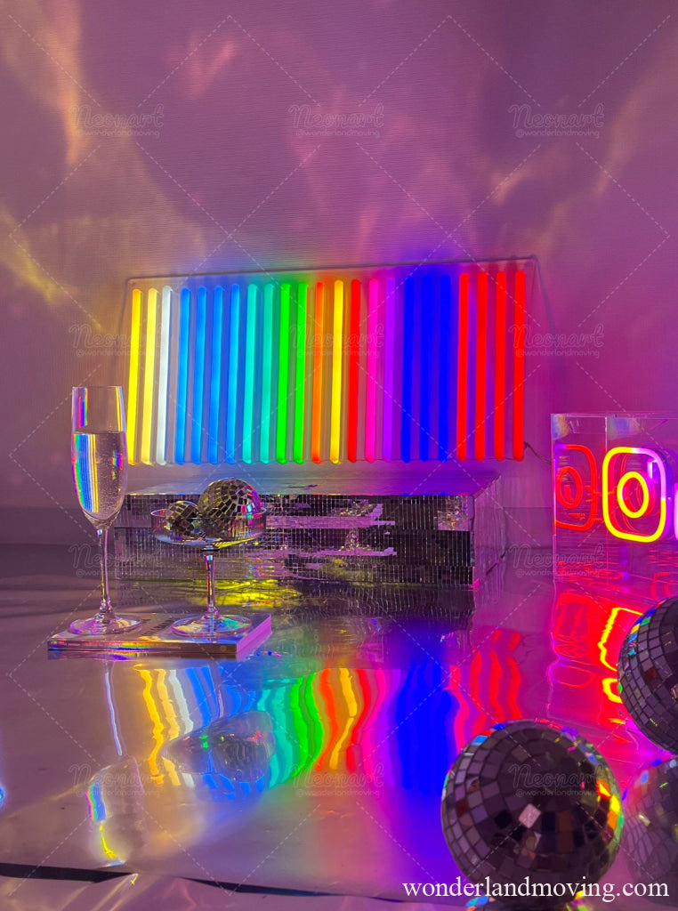 Sale 虹色ネオンライト ネオン看板