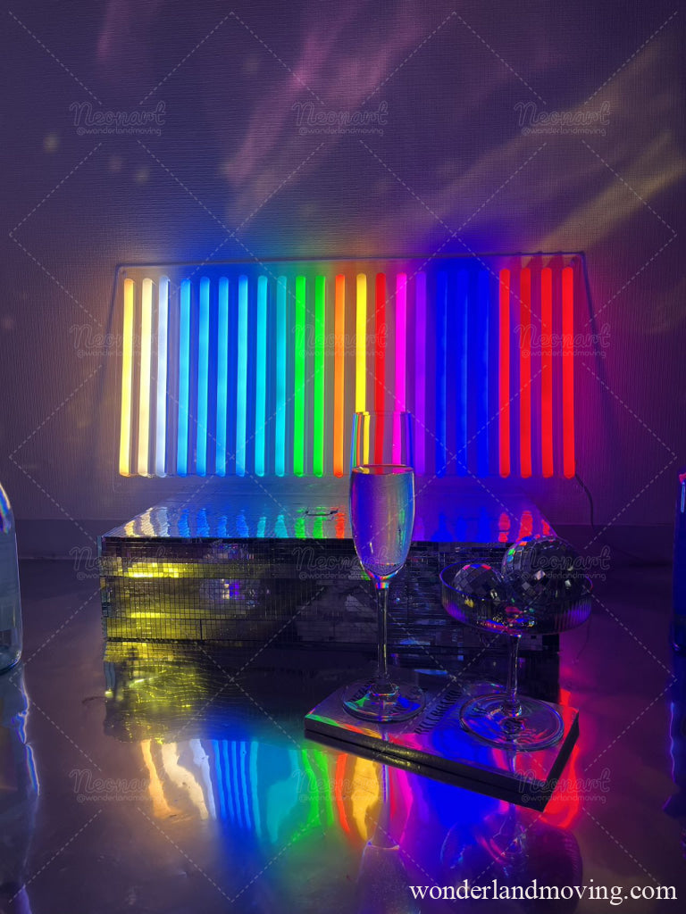 Sale 虹色ネオンライト ネオン看板