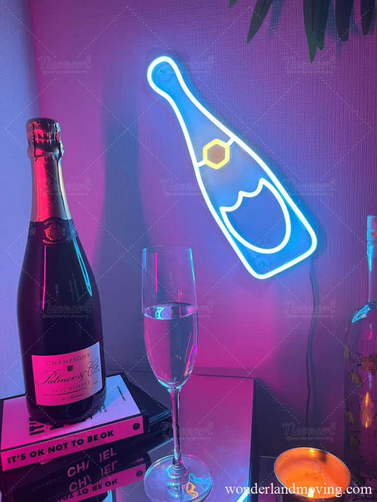 ★SALE　シャンパン ネオン看板