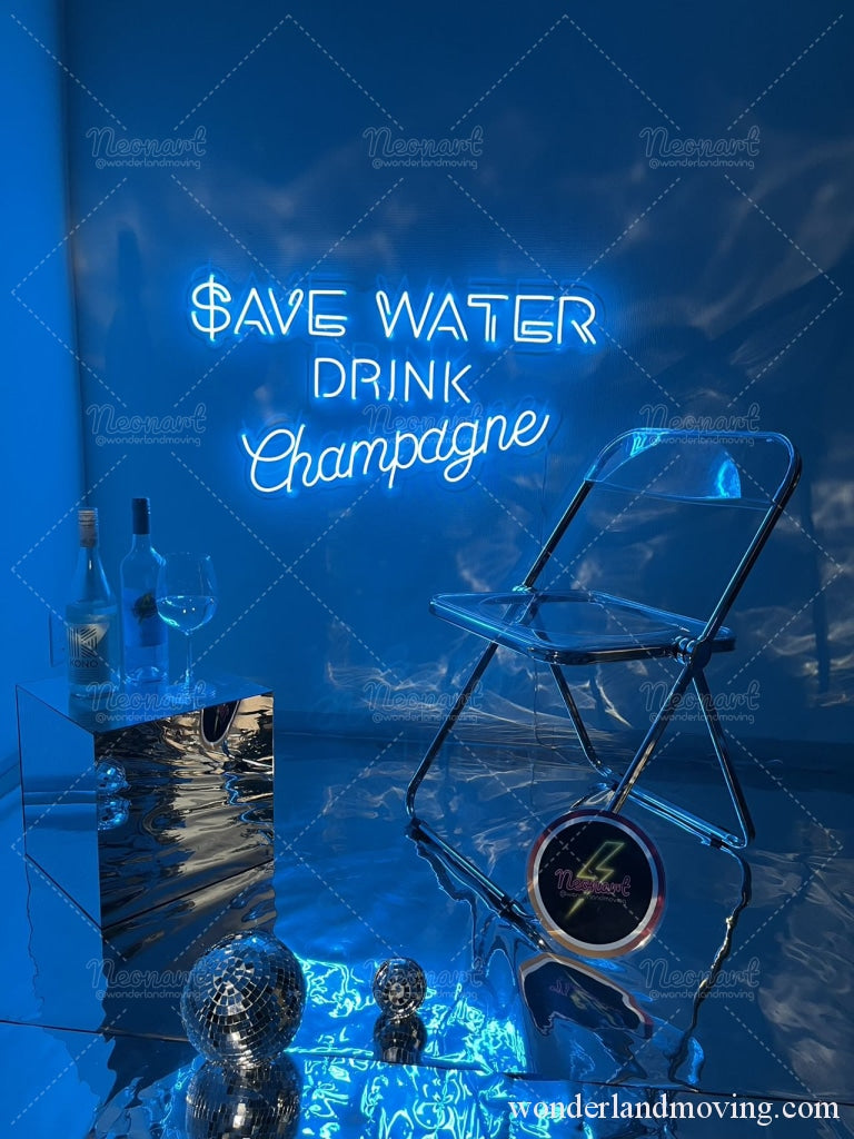 Save Water Drink Champagne