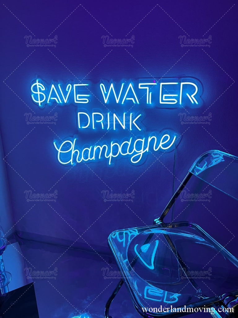 Save Water Drink Champagne