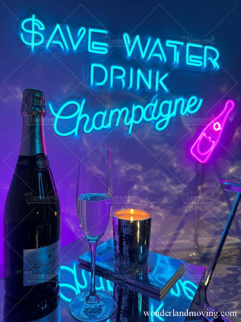 Save Water Drink Champagne