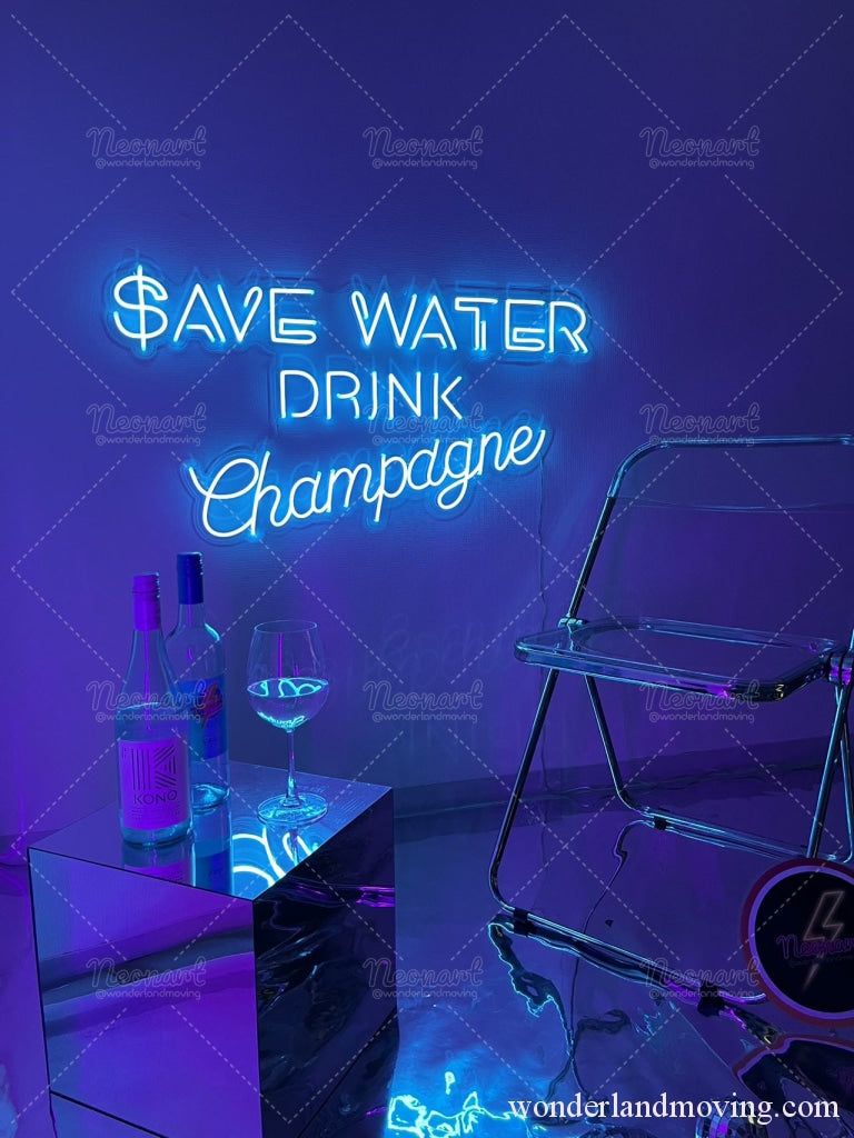 Save Water Drink Champagne