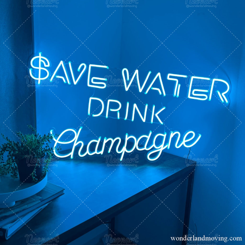 Save Water Drink Champagne