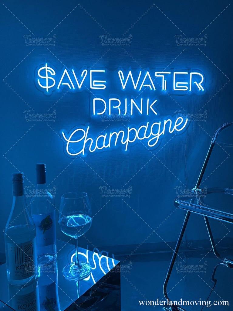 Save Water Drink Champagne