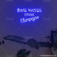 Save Water Drink Champagne Blu