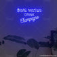 Save Water Drink Champagne Blu